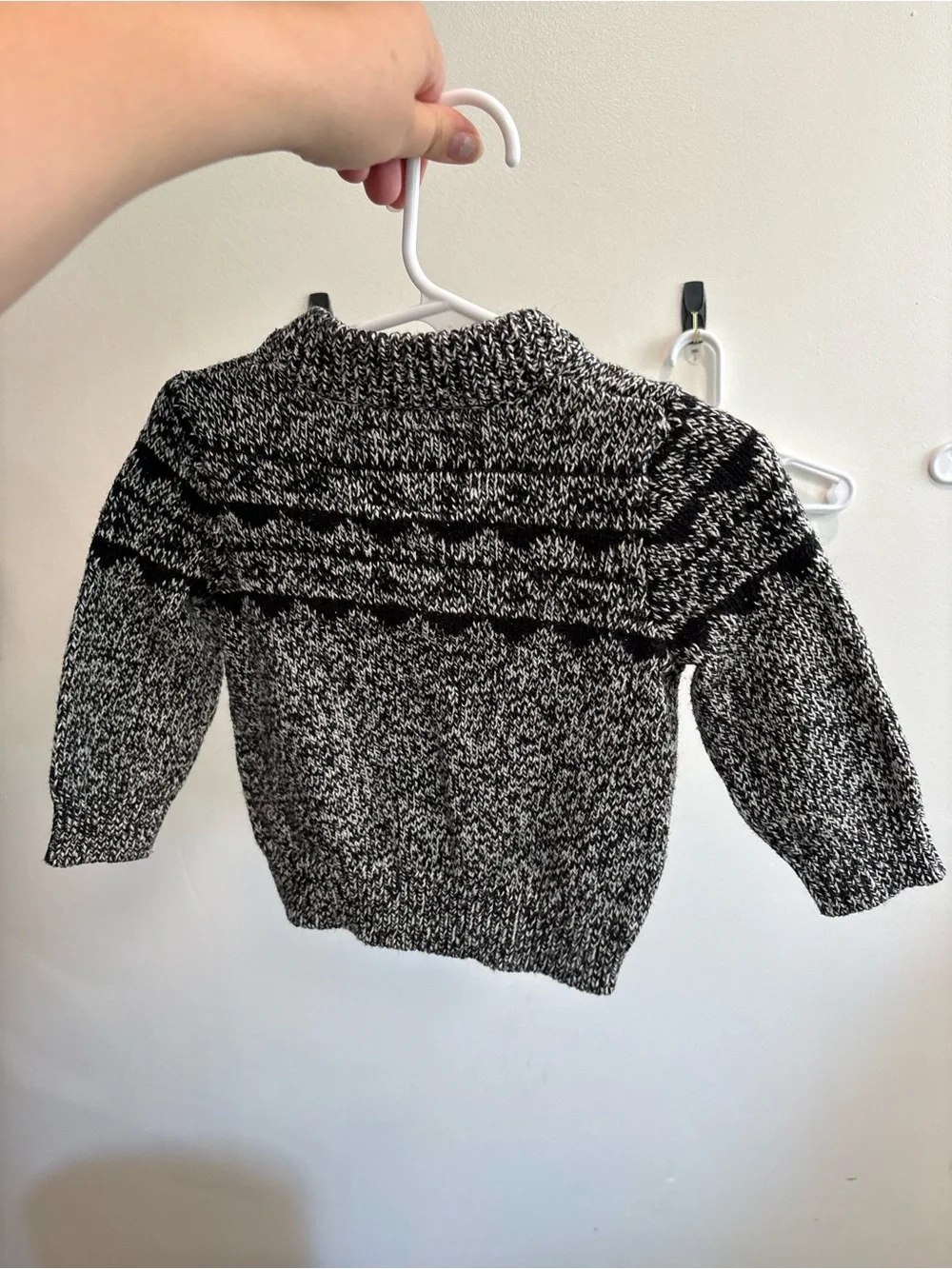 Osh Kosh zip up knit sweater 12 month baby boy holiday winter